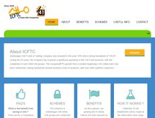 Tablet Screenshot of indiranagarchitfunds.com